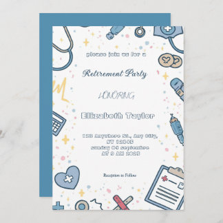Doctor nurse retirement invitation