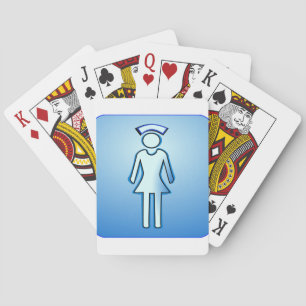 Doctor Nurse Sports Medicine Peace Love Destiny Playing Cards