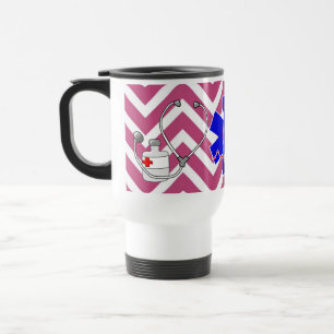 Doctor Nurse Sports Medicine Peace Love Destiny Travel Mug
