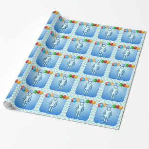 Doctor Nurse Sports Medicine Peace Love Destiny Wrapping Paper