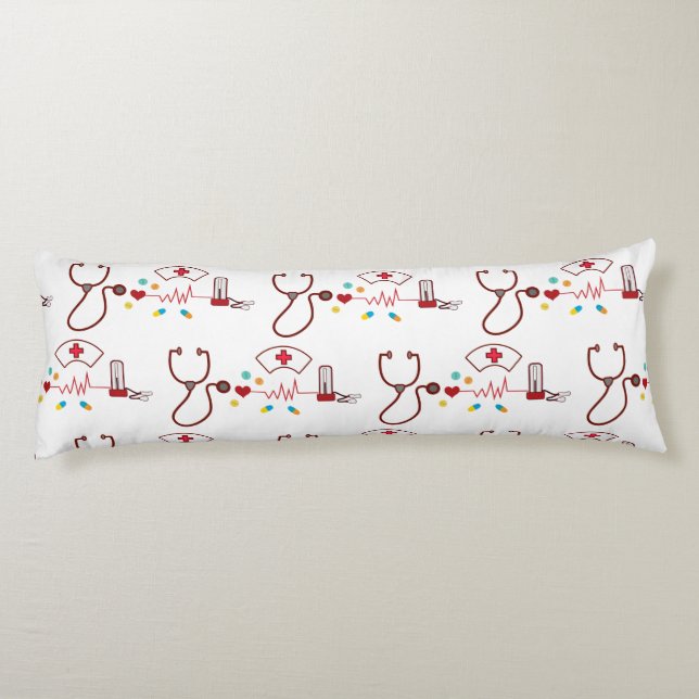 doctor , Nursing, Medical, hospital Body Cushion (Back)