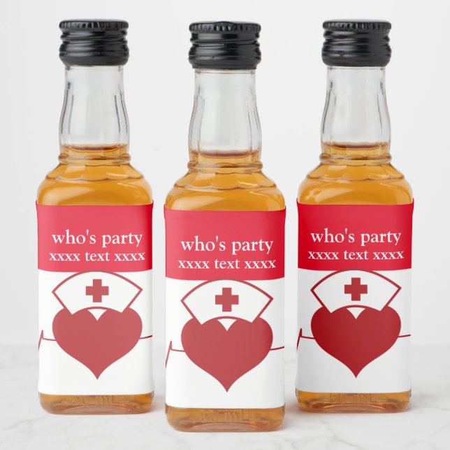 Doctor , Nursing, Medical, hospital Liquor Bottle Label (Bottles)