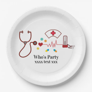 Doctor , Nursing, Medical Paper Plate