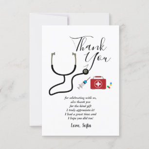 Doctor , Nursing, Medical thank you card
