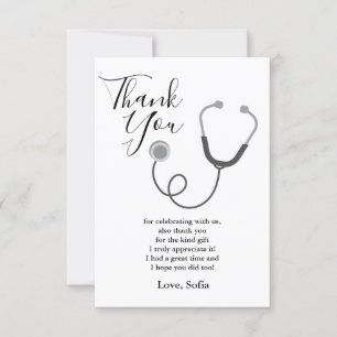 Doctor , Nursing, Medical thank you card