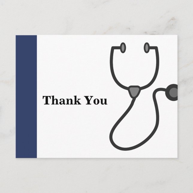 Doctor , Nursing, Medical thank you card (Front)