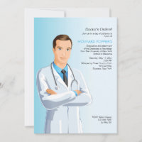 Doctor of Medicine (M) Graduation Invitation