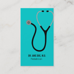 Doctor of Medicine MD - Stethoscope Business Card