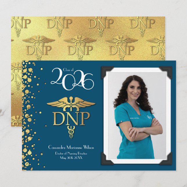 Doctor of Nursing Practice Graduation Announcement (Front/Back)