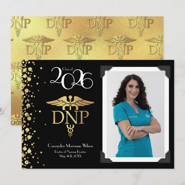 Doctor of Nursing Practice Graduation Announcement (Front/Back)