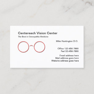 Doctor Of Osteopathic Medicine Appointment Business Card