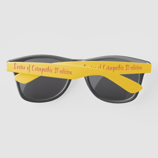Doctor of Osteopathic Medicine Sunglasses (Back)