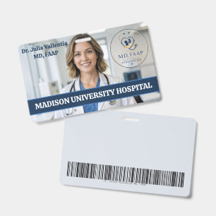 Doctor of Paediatrics Medicine Name Tag ID Badge