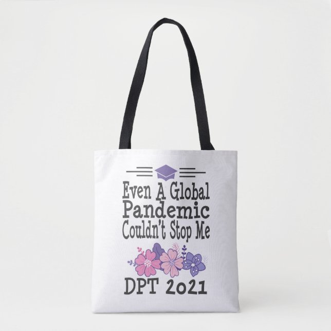 Doctor of Physical Therapy DPT Graduation Gift Tote Bag (Front)