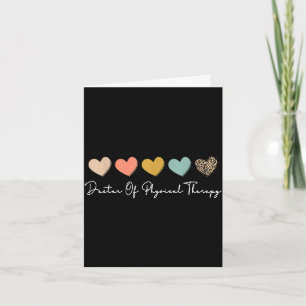 Doctor of physical therapy dpt student graduation card