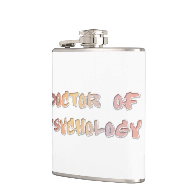 Doctor of Psychology Hip Flask (Left)