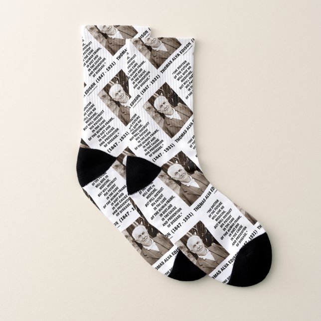 Doctor Of The Future Give No Medicine Prevention Socks (Pair)