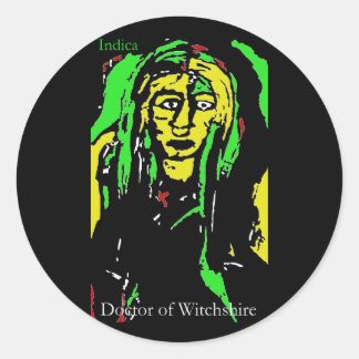 Doctor of Witchshire Classic Round Sticker