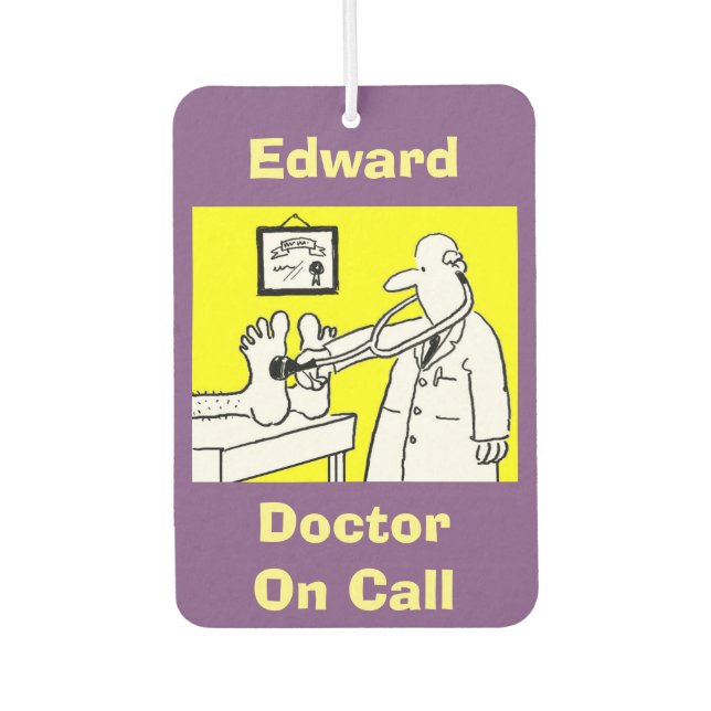 Doctor On Call Car Air Freshener (Front)