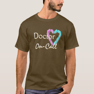 Doctor On-Call In Brown T-Shirt
