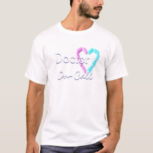 Doctor On-Call In Dirty Blue T-Shirt