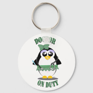Doctor on Duty Penguin (female) Key Ring