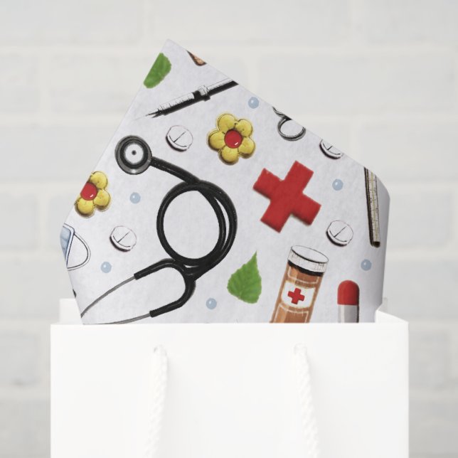 Doctor or Nurse Gift Tissue Paper (Gift Bag)