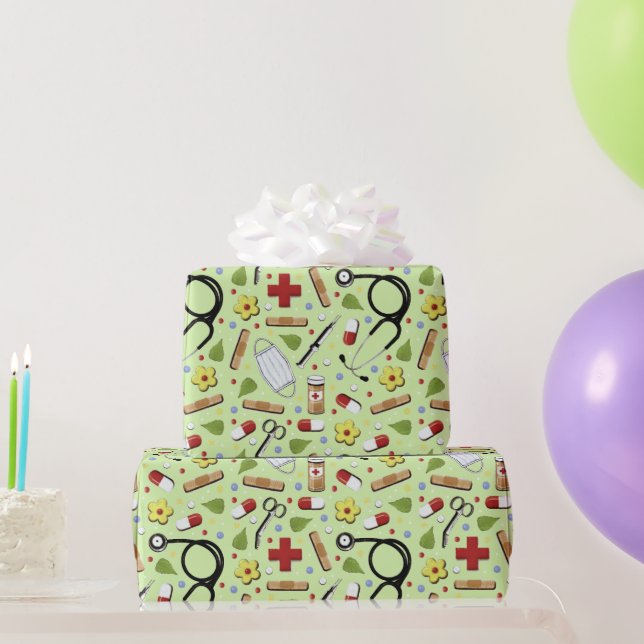 Doctor or Nurse Gift Wrapping Paper (Party Gifts)