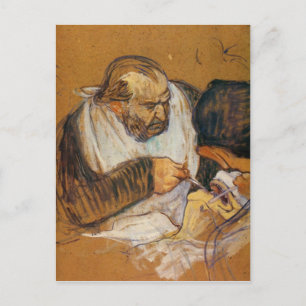 Doctor Paean operates by Toulouse-Lautrec Postcard
