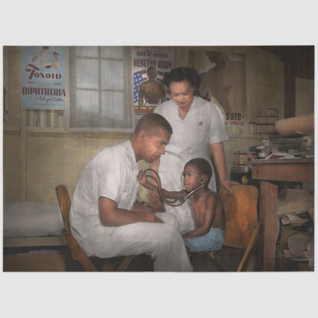 Doctor - Paediatrician - From the heart 1942 Tissue Paper (Front)