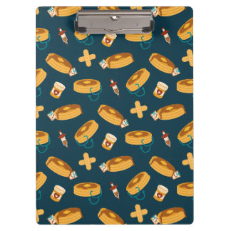 Doctor Pancakes Navy Clipboard