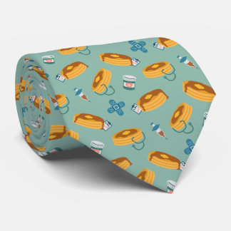 Doctor Pancakes Pale Green Tie
