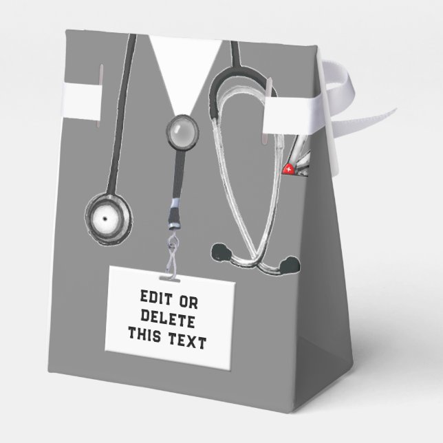 Doctor Party Favour Box (Back Side)