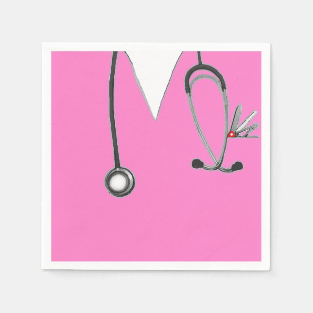 Doctor Party Napkin (Front)