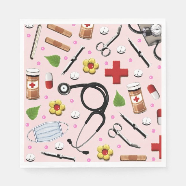 Doctor Party Napkin (Front)