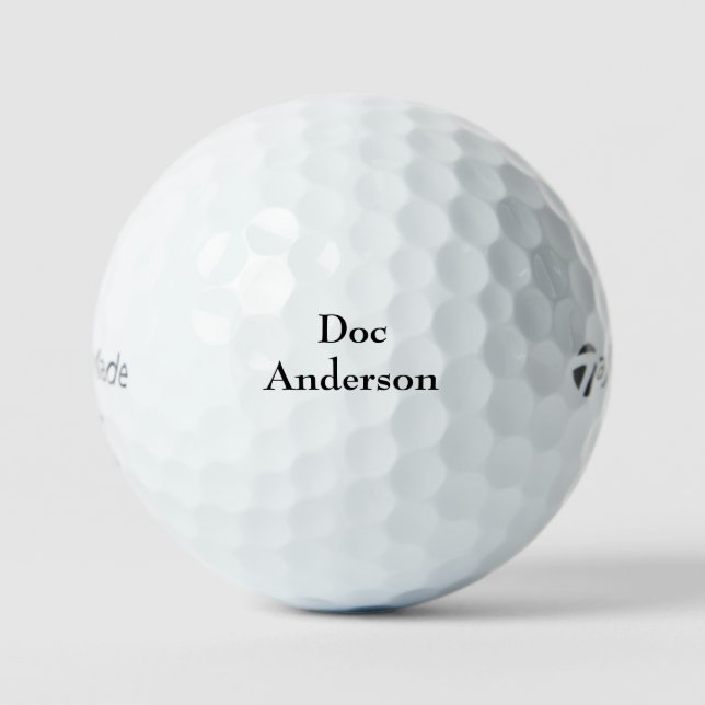 Doctor Personalised Titleist Pro V1 Golf Balls (Front)