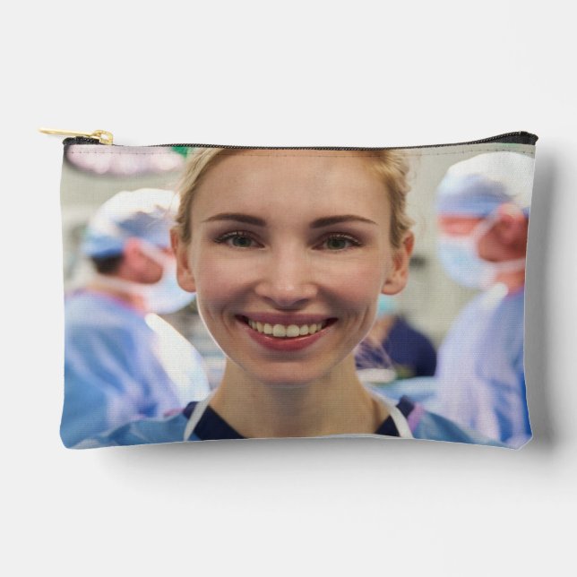 Doctor Photo Customize Personalize Accessory Pouch (Front)