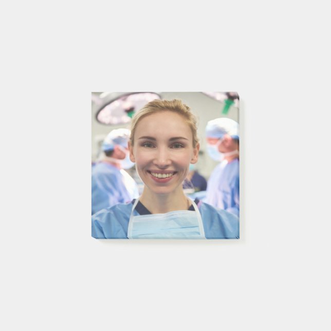 Doctor Photo Customize Personalize Post-it Notes (Front)