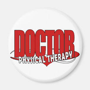 DOCTOR PHYSICAL THERAPY BIG RED MAGNET