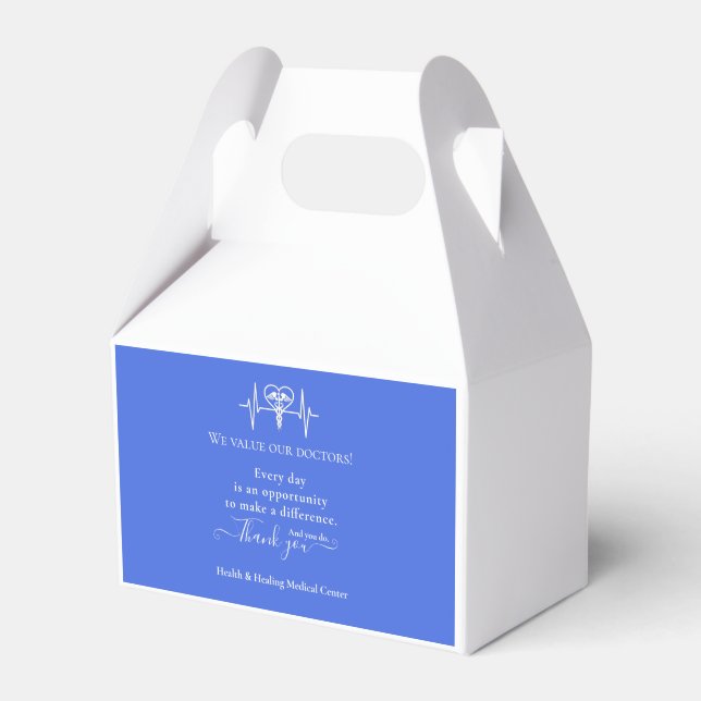 Doctor Physician Appreciation Week Day Bulk Favour Box (Front Side)