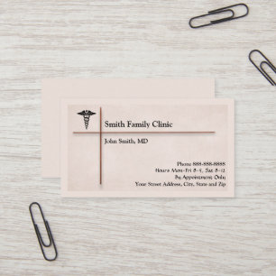 Doctor Physician Medical Symbol Business Card