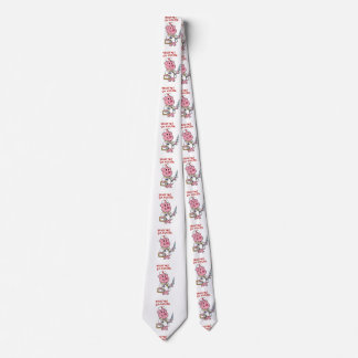 Doctor pig with syringe in hand | choose back colo tie