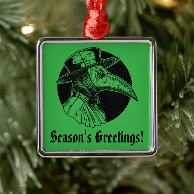 Doctor Plague Goth Horror Metal Tree Decoration (Tree)