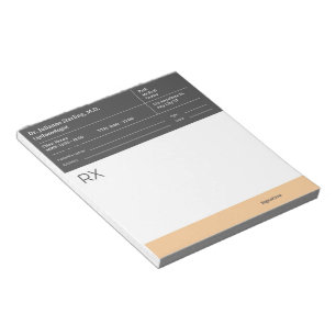 Doctor Prescription Notepad,Doctor nurse writing Notepad