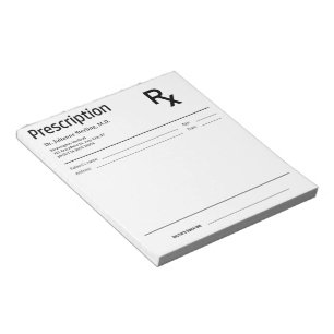 Doctor Prescription Notepad,Doctor surgeon writing Notepad