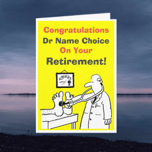 Doctor Retirement Card