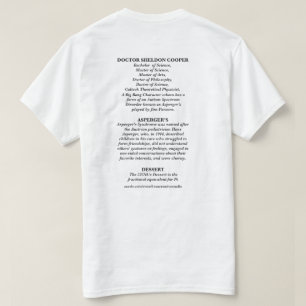 Doctor Sheldon Cooper’s Famous Assburgers T-Shirt