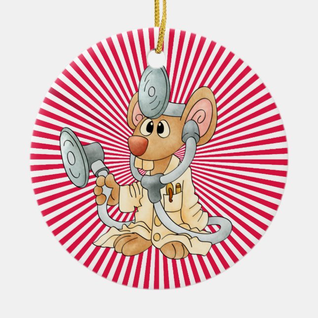 Doctor - SRF Ceramic Tree Decoration (Front)