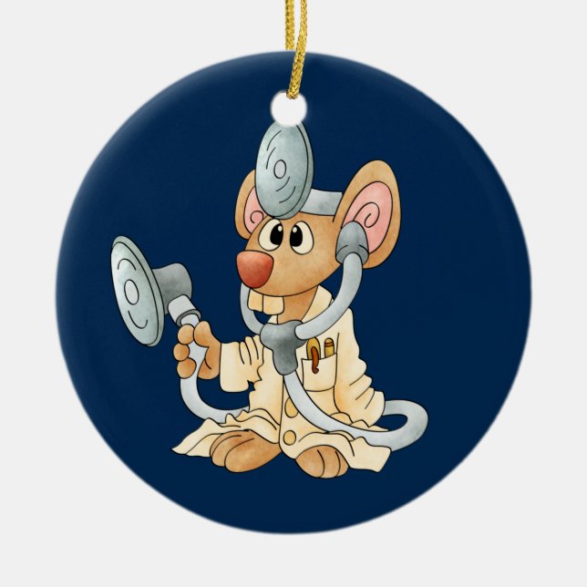 Doctor - SRF Ceramic Tree Decoration (Front)