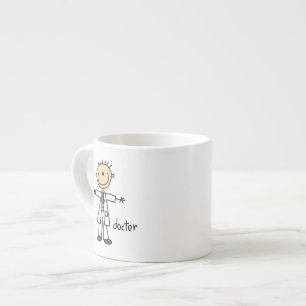 Doctor Stick Figure Espresso Cup